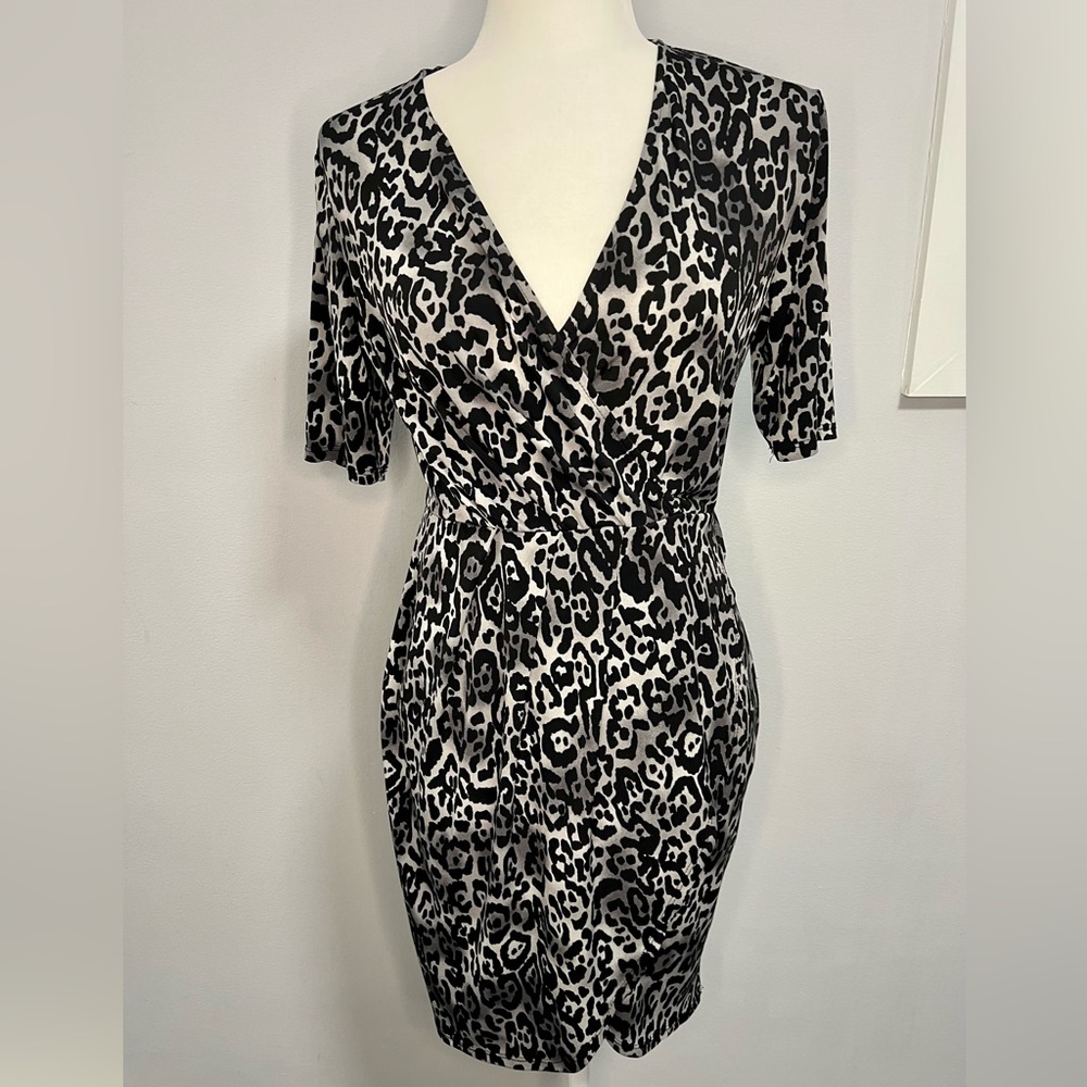 Leopard Jersey Dress